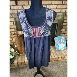 Skies Are Blue Sleeveless Knit Top Size XXL